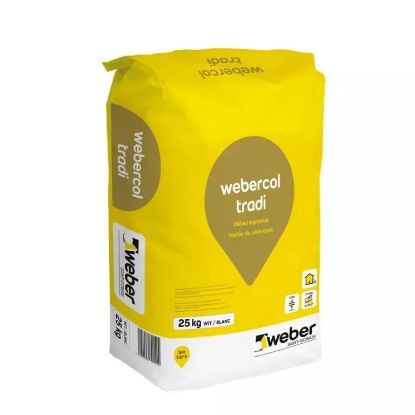 Picture of Webercol Tradi White Laying Mortar 25kg