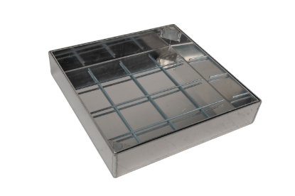 Afbeeldingen van Alu Klinerdeksel Basic Line - 8cm 50x50