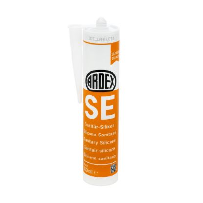 Picture of ARDEX SE SILICONE SEALANT SANITARY BRILLIANT WHITE 310ML