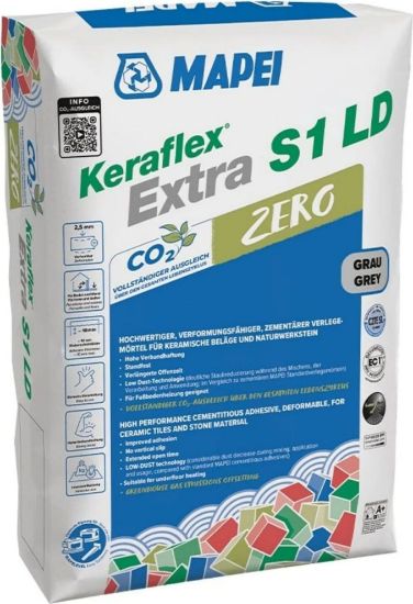 Image de Mapei Keraflex Extra LD Zero S1 Gris 20kg