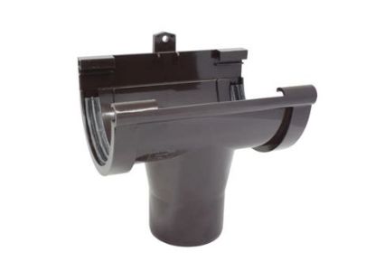Picture of Dakgoot Spruitstuk Midden PVC Ø125 Antraciet