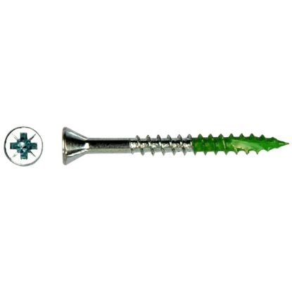 Picture of MDF Screw PFS-M VZK Cross 4 x 60 Green 200pcs/box