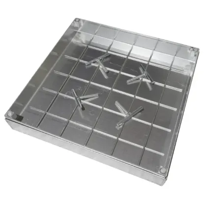 Afbeeldingen van Alu Klinkerdeksel Basic Line - 70x70x8CM