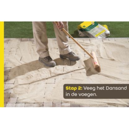 Afbeeldingen van Weber Dansand Biozand Onkruidwerend Antraciet 20kg