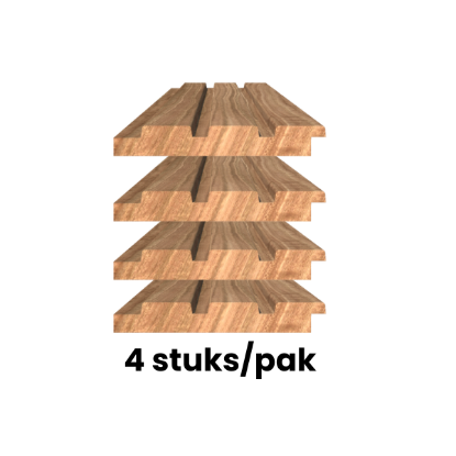Afbeeldingen van Thermowood Triple Ayous 3650x142x20 (nuttig 132mm)