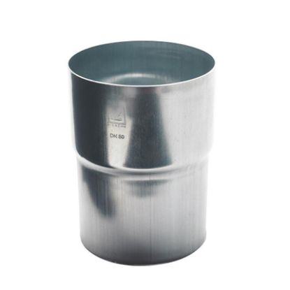 Afbeeldingen van Zink HWA Buis 80mm - Verbindingsmof