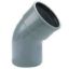 PVC Bocht Ø250 45° M/S