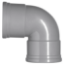 Agrandir l'image de PVC BOCHT Ø400 90° M/S PVC BOCHT Ø400 87° M/S