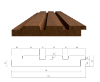 Afbeeldingen van Thermowood Triple Ayous 3650x142x20 (nuttig 132mm)