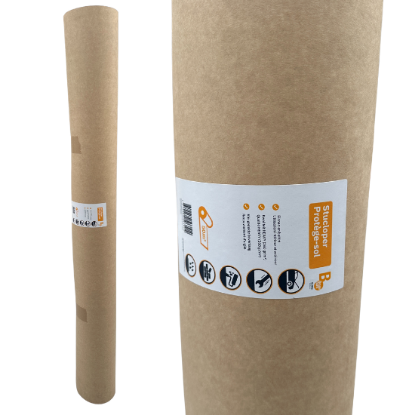 Agrandir l'image de BP De Witte Professionele Stucloper Protectiekarton Eco Bruin Wit 75m2 Image de BP De Witte Professionele Stucloper Protectiekarton Eco Bruin Wit 75m2