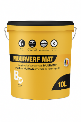 Picture of Bouwpunt De Witte Eindlaag Verf Mat Wit 10L