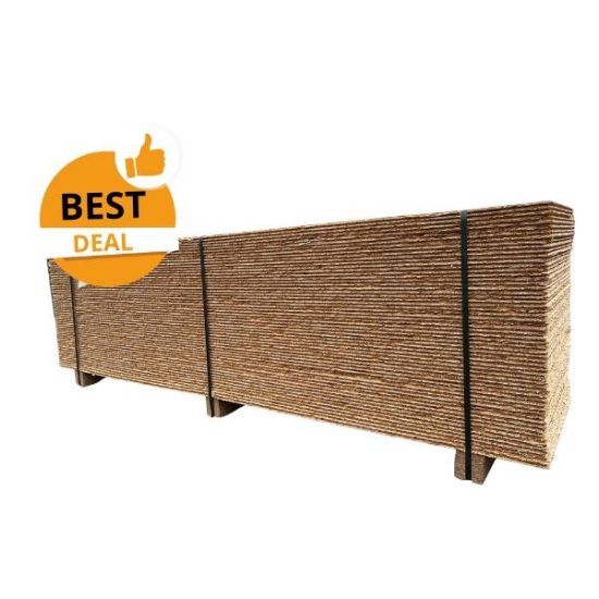 Picture of OSB LOT07 - 2.50x0.63 m 16mm dik T+G  44 stuks