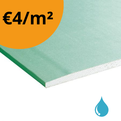 Picture of Gipsplaat Groen WR AK 300x120cm 13mm LOT