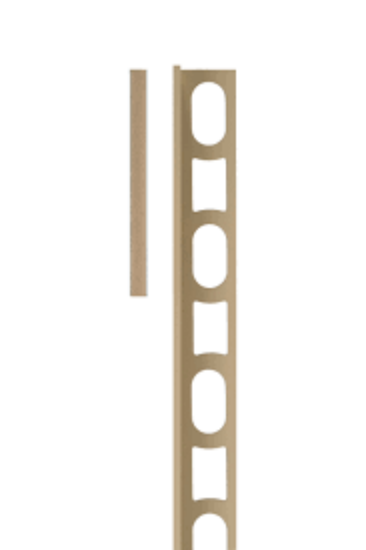 Afbeeldingen van Mapei Profilpas Tegelprofiel 2.7mx11mm Kleur 188 Biscuit
