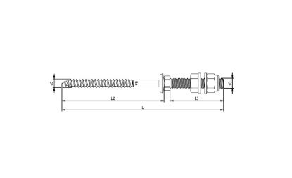 Image de Zonnepaneel Bevestiging Type 2 M10x200 A2 Inox