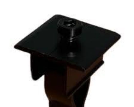 Afbeeldingen van Zonnepaneel Veerklem Rail Mid 35x55 Alu Zwart