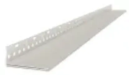 Image de Crepi PVC Sokkelprofiel Met Gaas breedte: 10 tot 14 cm - 2m