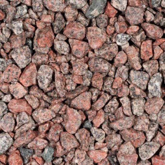 Afbeeldingen van Granietsplit rose/rood 8-16 1500kg